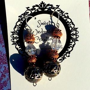 Peace ☮️ Fun Festive Drop Dangle Earrings